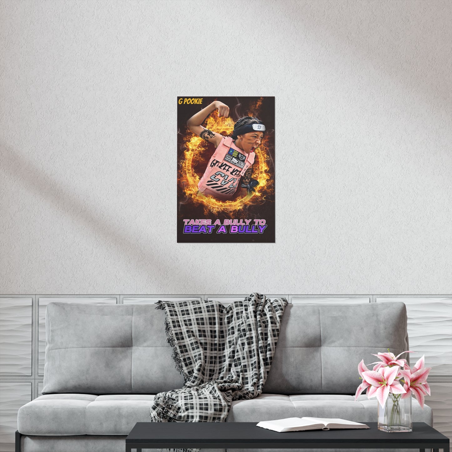 G POOKIE TAKES A BULLY Premium Matte Vertical Posters