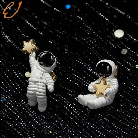 Space Astronauts Stud Earrings Fashion Star Women's