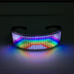 App Control Bluetooth Led Party Glasses Customized Languages USB Charge Flashing  Luminous Eyewear