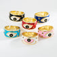 Rings for Women New Simple Copper Eye Ring Banquet JewelrY