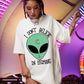 Alien Print Tops Summer Female Fashion Casual Tee Girl Creative Clothing T-shirts Ropa Mujer Alien Harajuku Gothic Women Tshirt