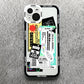 Street Fashion Stickers Phone Case For iPhone 14 13 12 11 Pro Max Mini XS X XR SE 7 8 Plus Soft Cover