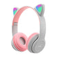 New Glow LED Stereo Cat Ear Wireless Headsets Bluetooth 5.0